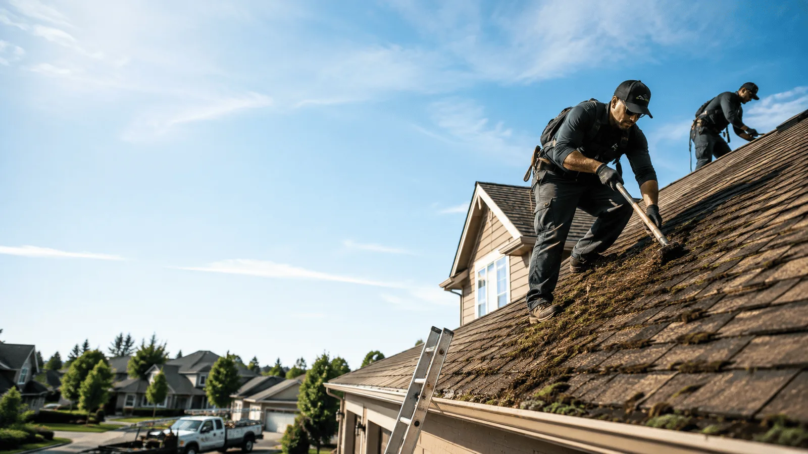 Roof Moss Removal in Hampton, IA near me